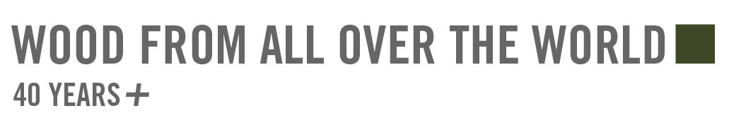 wood from all over the world