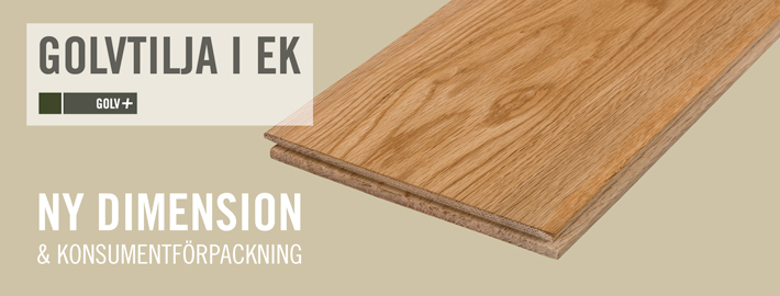 Massiv golvtilja i ny dimension - Kärnsund Wood Link