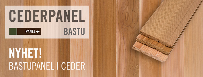 Bastupanel i Ceder - Kärnsund Wood Link