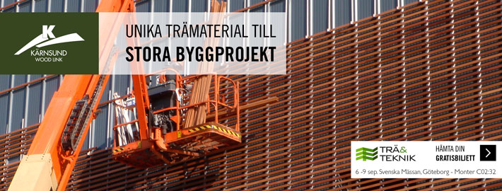 Kärnsund Wood Link på Trä&Teknik, Svenska Mässan