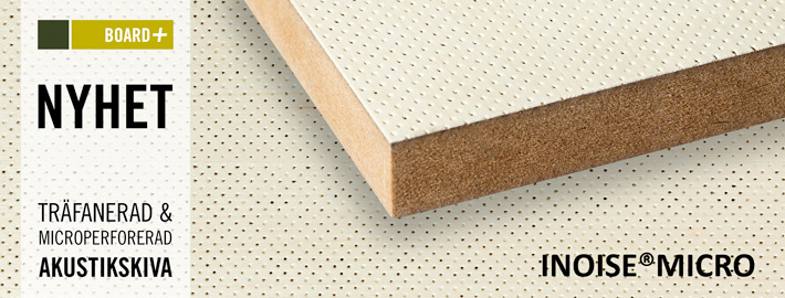 INOISE MICRO, akustikskiva, Europlac, Kärnsund Wood Link