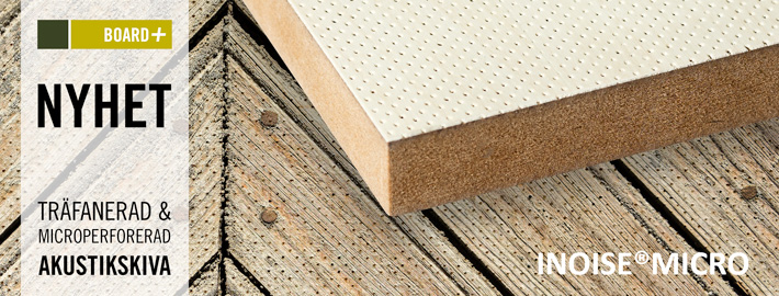INOISE MICRO, akustikskiva, Europlac, Kärnsund Wood Link