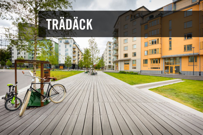 Prefabricerade trädäck i hårdträ - Kärnsund Wood Link