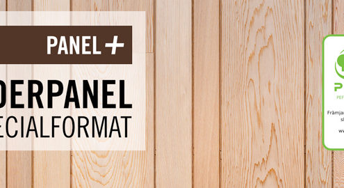 Cederpanel i kundanpassade profiler och dimensioner. Kärnsund Wood Link.