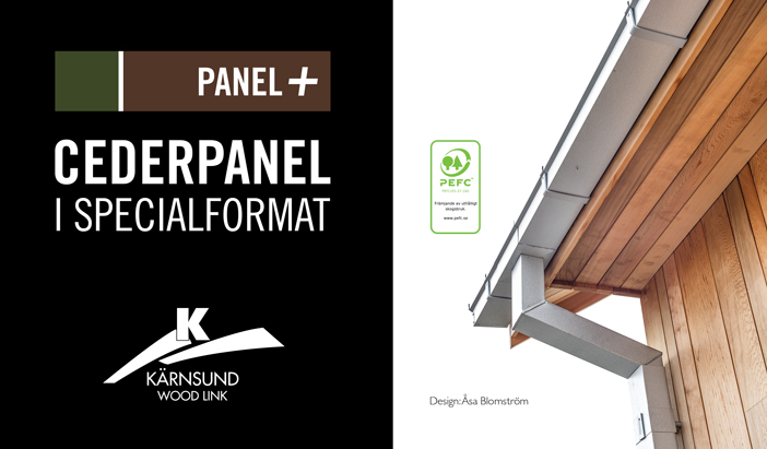 Cederpaneli specialformat, Kärnsund Wood Link