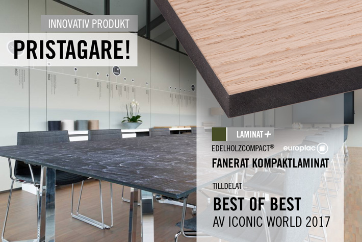 Edelholzcompact - Kompaktlaminat med valfritt träfaner. Kärnsund Wood Link.