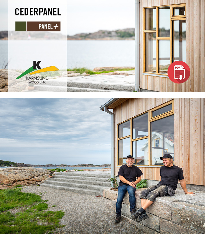 Cederpanel Kärnsund Wood Link