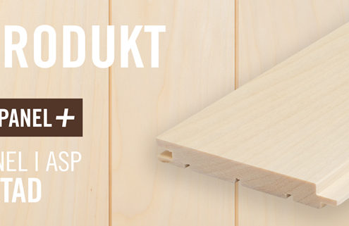 Bastupanel i rakkantad Asp 15x120 mm, Kärnsund Wood Link