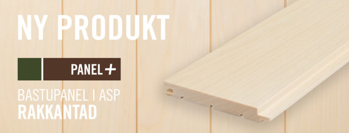 Bastupanel i rakkantad Asp 15x120 mm, Kärnsund Wood Link