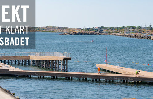 Projekt Fästningsbadet i Varberg med trä i Azobe och Greenheart, Kärnsund Wood Link.