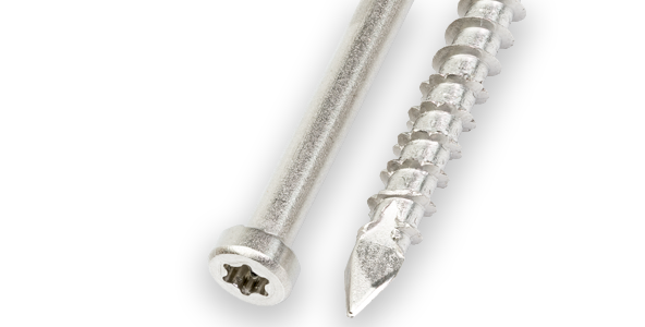 DrillFix A4 rostfri självborrande skruv för trall i hårdträ, Kärnsund Wood Link