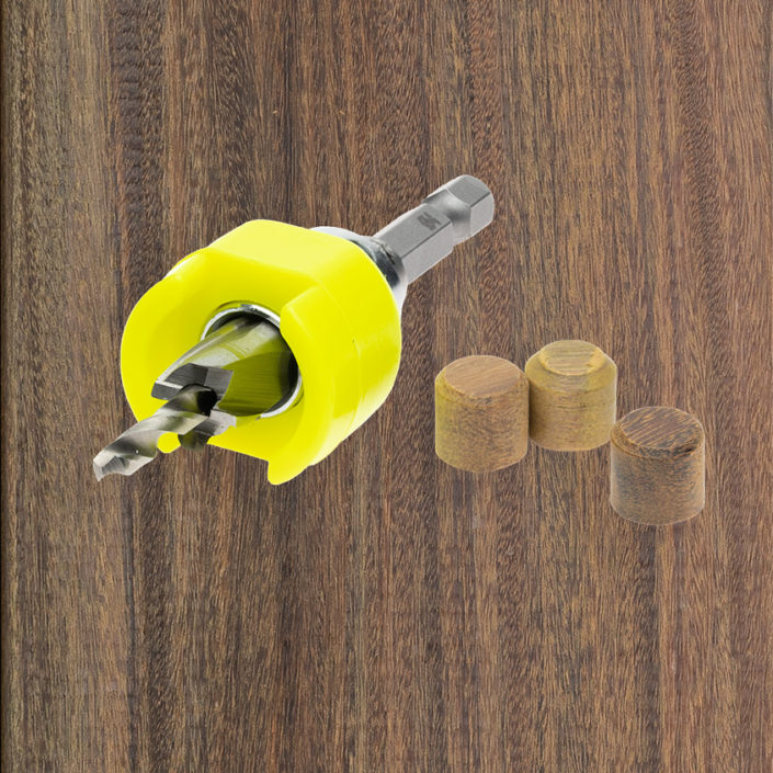 Növlek®-Borrförsänkare-för-träplugg. Kärnsund Wood Link.