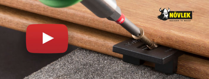 Növlek dold infästning av hårdträtrall. Kärnsund Wood Link.