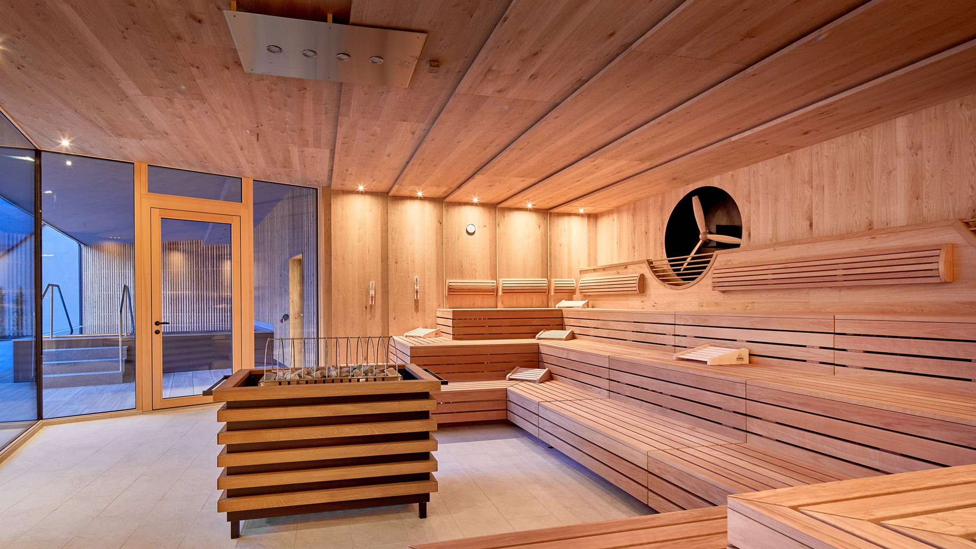 Spa-Plex bastuplywood. Kärnsund Wood Link.